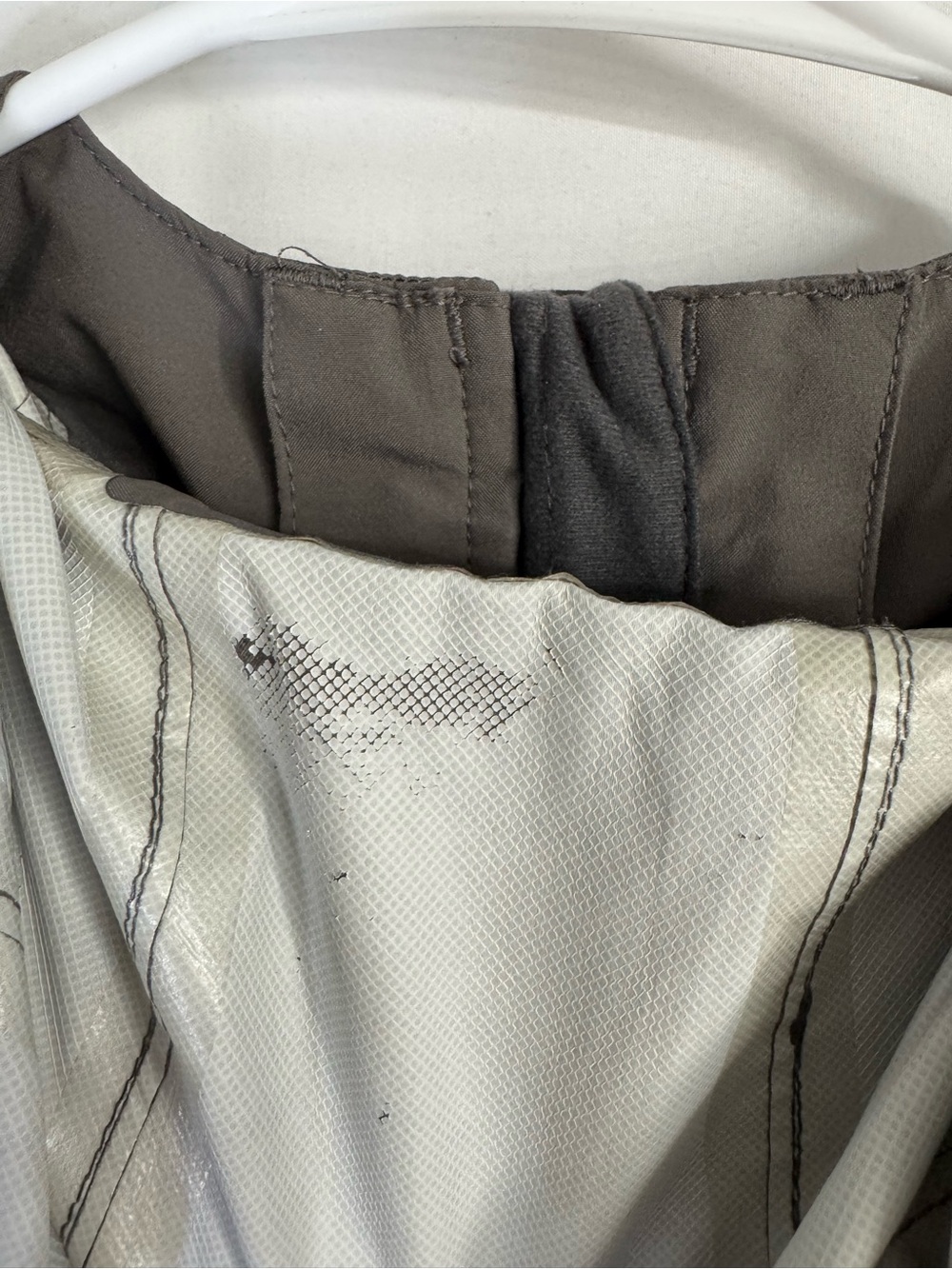 Recco Charcoal Hooded Ski Jacket with Orange Trim - Picture 6 of 12